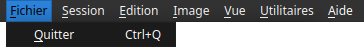 Menu fichier