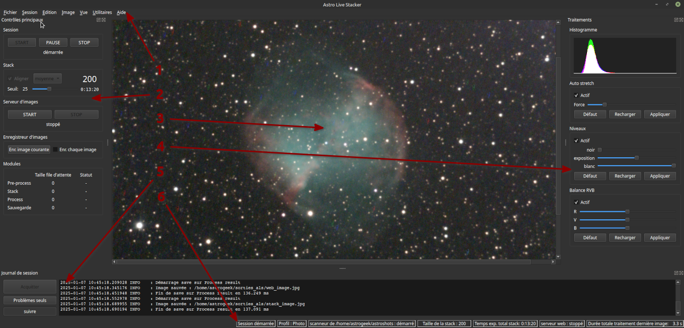 ALS Interface Layout